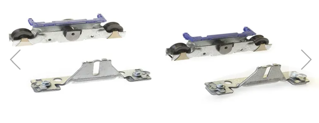 ASSA ABLOY SL500 4-WHEEL HOLDER LONG WITH STEEL WHEELS